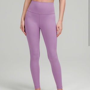 wisteria purple lululemon align leggings